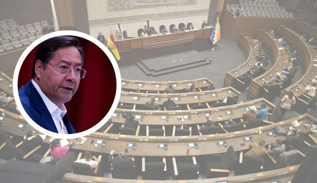 El presidente Luis Arce