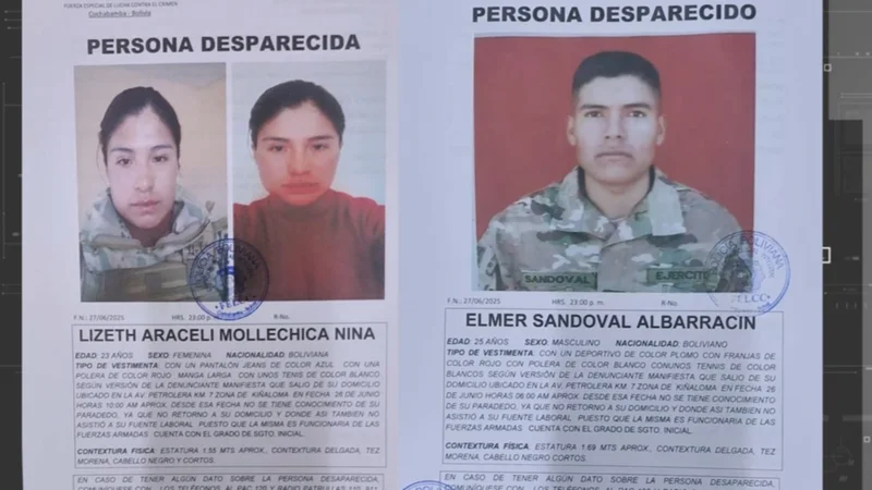 pareja desaparecida