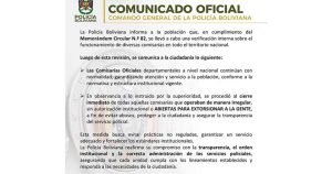 COMUNICADO