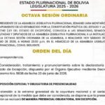 Vicepresidente convoca a sesión de emergencia a la ALP para tratar el Estado de Excepción