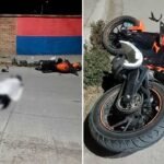 Colcapirhua: un motociclista falleció tras chocar contra un poste de luz