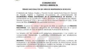 COMUNICADO