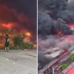 Santa Cruz: incendio consume más de un centenar de casetas en la Feria Barrio Lindo