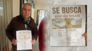Alejandro Galindo busca el vehículo que le robaron en inmediaciones del mercado Santa Bárbara, en Cochabamba. CRÓNICA.bo