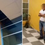 Sorprenden a un hombre ebrio dentro de la Fiscalía de Arani; ingresó por el techo