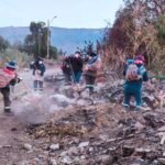 Colcapirhua: realizan limpieza de laderas del río Tolavi