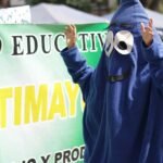 Sacaba: con mensajes y pancartas estudiantes promueven el cuidado del agua